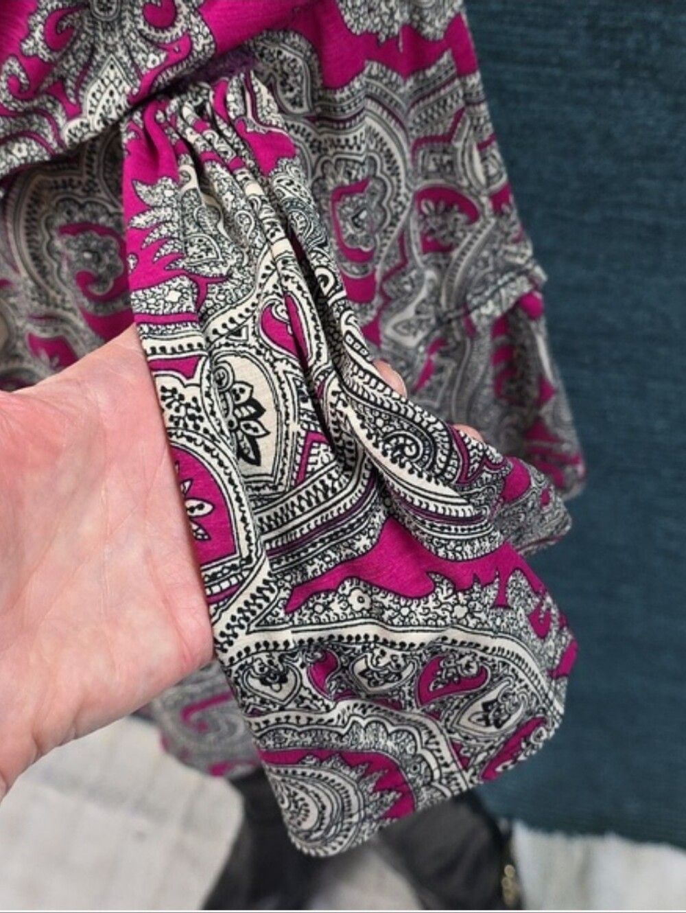 Karl Lagerfeld Paisley Dress, Rare, Hard To Find! - Picture 8 of 16